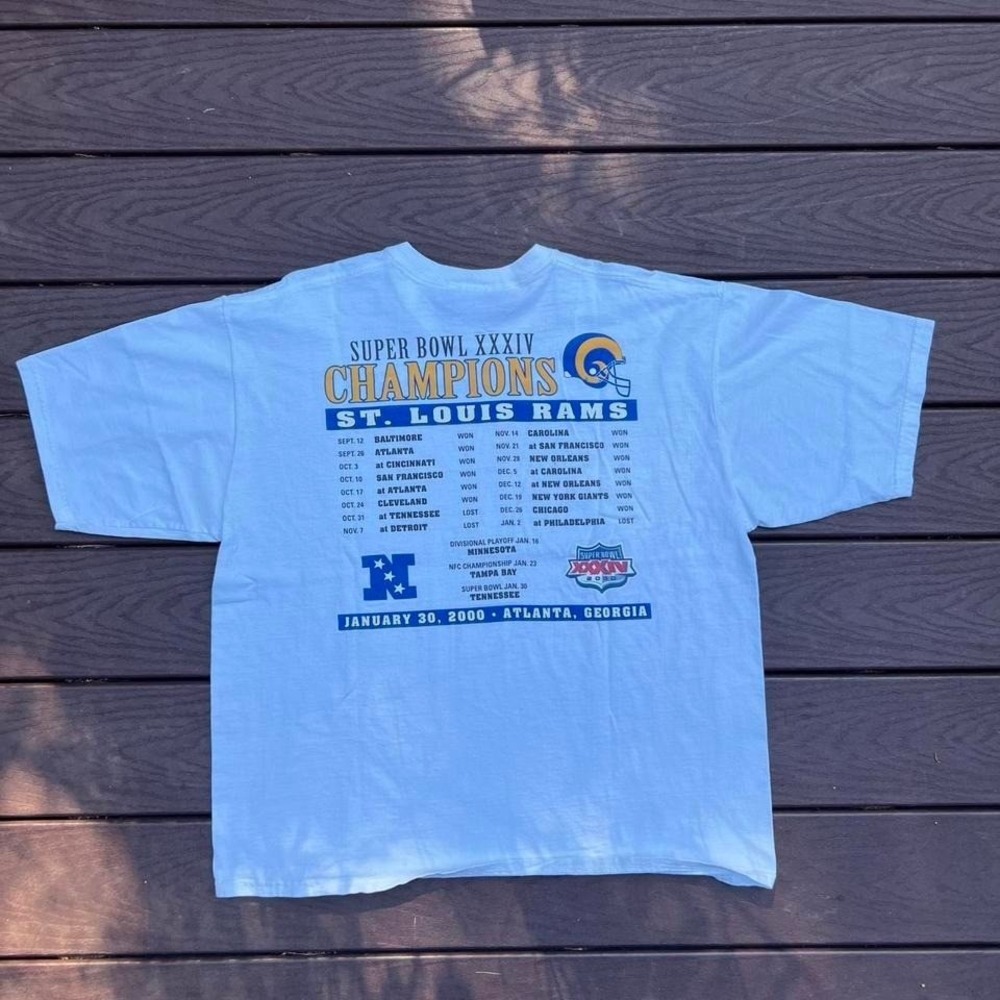 Vintage Pro Player Atlanta Football Champions White XL T-Shirt
